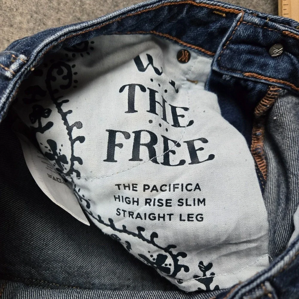 We The Free‎ People Jeans Womens 27 The Pacifica High Rise Slim Straight Leg